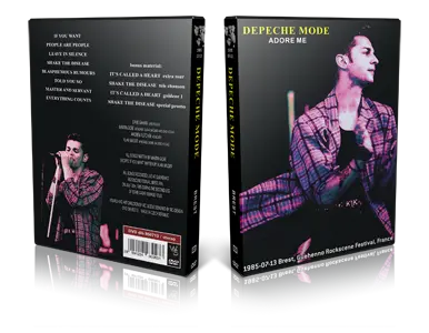 Artwork Cover of Depeche Mode 1985-07-13 DVD Brest Proshot