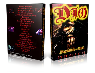 Artwork Cover of Dio 2001-03-31 DVD Buenos Aires Proshot