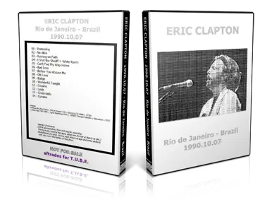 Artwork Cover of Eric Clapton 1990-10-07 DVD Rio de Janeiro Proshot