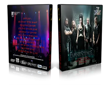 Artwork Cover of Evanescence 2012-01-21 DVD Little Rock Proshot