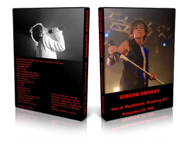 Artwork Cover of Gianna Nannini 1981-11-27 DVD Hamburg Proshot
