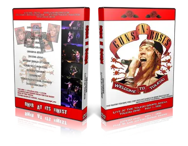 Artwork Cover of Guns N Roses 1988-05-01 DVD Toledo Audience