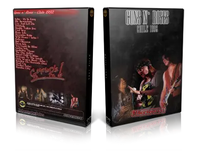 Artwork Cover of Guns N Roses 1992-12-02 DVD Santiago Proshot