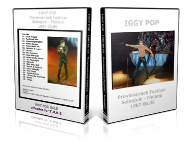 Artwork Cover of Iggy Pop 1987-06-06 DVD Seinajoki Proshot