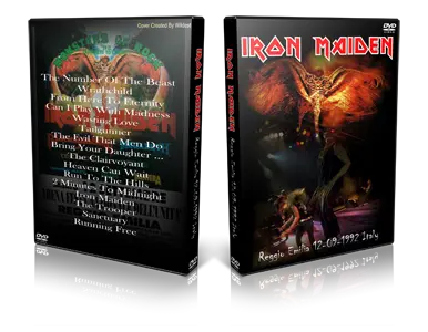 Artwork Cover of Iron Maiden 1992-09-12 DVD Reggio Emilia Proshot