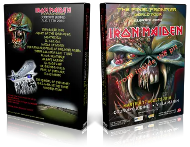 Artwork Cover of Iron Maiden 2010-08-17 DVD Codroipo Audience