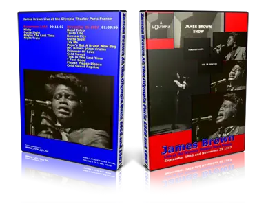 Artwork Cover of James Brown Compilation DVD Paris Proshot