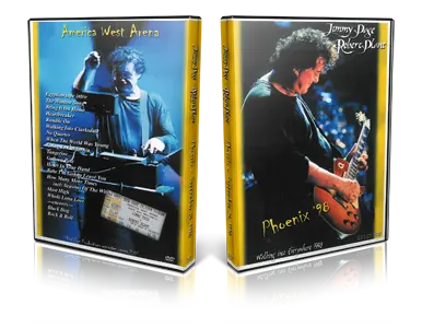 Artwork Cover of Jimmy Page and Robert Plant 1998-09-24 DVD Phoenix Audience