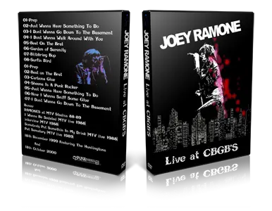 Artwork Cover of Joey Ramone 1999-12-18 DVD New York Audience