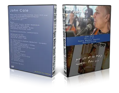 Artwork Cover of John Cale 2011-11-21 DVD Malmo Proshot