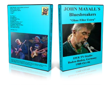 Artwork Cover of John Mayall 1988-10-06 DVD Baden-Baden Proshot