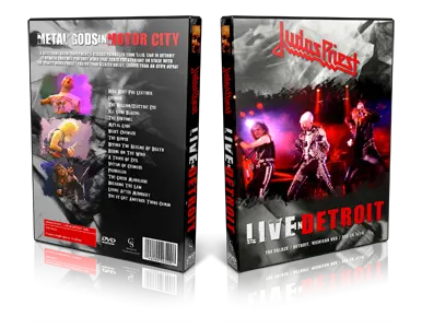 Artwork Cover of Judas Priest 1990-05-12 DVD Detroit Proshot