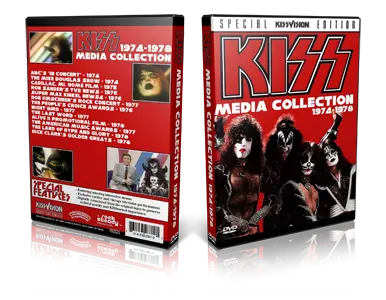 Artwork Cover of KISS Compilation DVD 1974-1978 Proshot