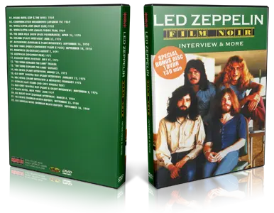 Artwork Cover of Led Zeppelin Compilation DVD Film Noir Vol 3 Proshot
