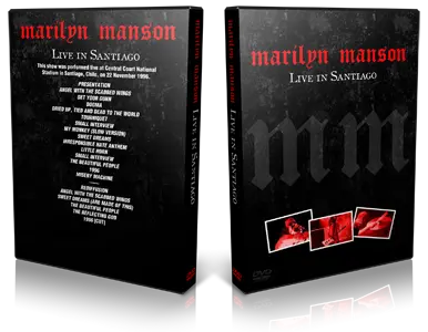 Artwork Cover of Marilyn Manson Compilation DVD Santiago 1996 Proshot