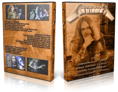 Artwork Cover of Metallica 1985-09-14 DVD St Goarshausen Proshot