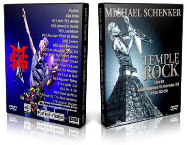 Artwork Cover of Michael Schenker 2012-02-24 DVD Corona Audience