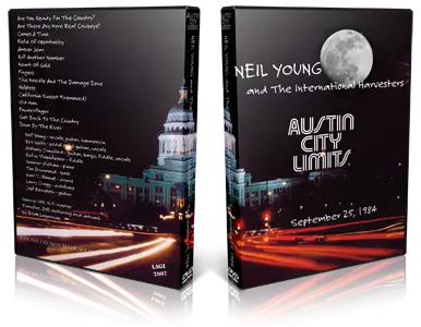 Artwork Cover of Neil Young 1984-09-25 DVD Austin Proshot