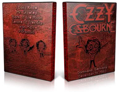 Artwork Cover of Ozzy Osbourne 1983-12-18 DVD Dortmund Proshot