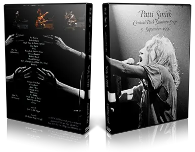 Artwork Cover of Patti Smith 1996-09-05 DVD New York City Audience