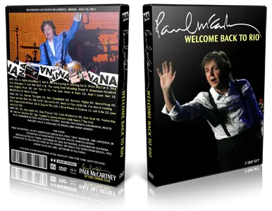 Artwork Cover of Paul McCartney 2011-05-22 DVD Rio de Janeiro Proshot