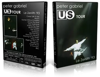 Artwork Cover of Peter Gabriel 1993-04-25 DVD Paris Audience