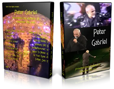 Artwork Cover of Peter Gabriel 2002-12-10 DVD Anaheim Audience