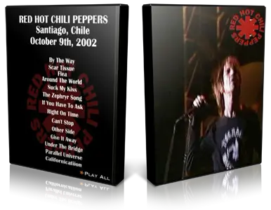 Artwork Cover of Red Hot Chili Peppers 2002-10-09 DVD Santiago Proshot