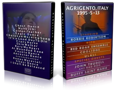 Artwork Cover of Robbie Robertson 1995-05-13 DVD Agrigento Proshot