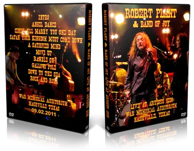 Artwork Cover of Robert Plant 2011-02-09 DVD Nashville Proshot
