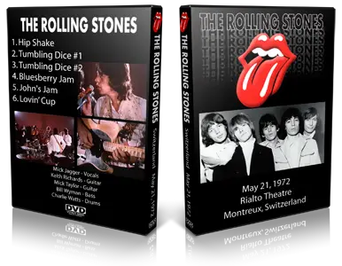 Artwork Cover of Rolling Stones 1972-05-21 DVD Montreux Proshot