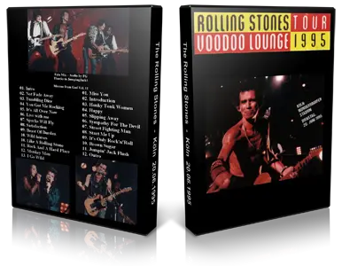 Artwork Cover of Rolling Stones 1995-06-20 DVD Cologne Audience