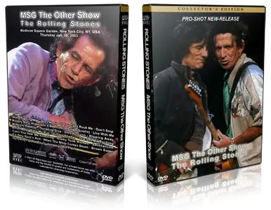 Artwork Cover of Rolling Stones 2003-01-16 DVD New York Proshot