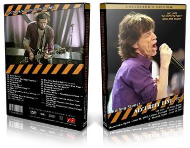 Artwork Cover of Rolling Stones Compilation DVD Security Line Audience