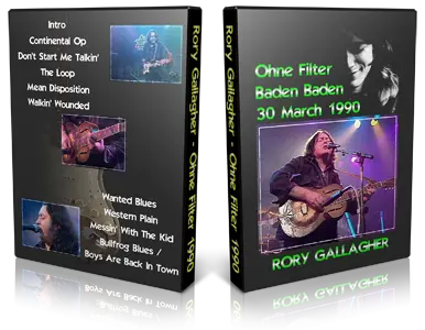 Artwork Cover of Rory Gallagher 1990-03-30 DVD Baden Baden Proshot