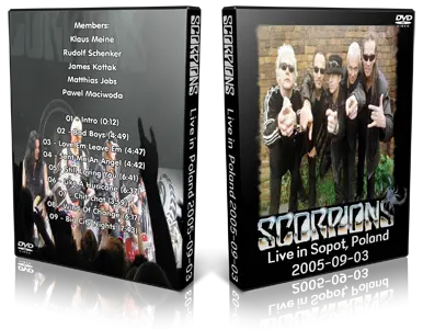 Artwork Cover of Scorpions 2005-09-03 DVD Sopot Proshot