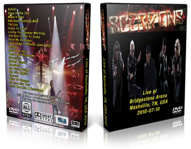 Artwork Cover of Scorpions 2010-07-10 DVD Nashville Audience