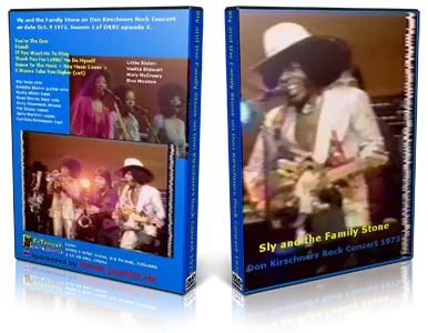 Artwork Cover of Sly and The Family Stone 1973-10-09 DVD Various Proshot