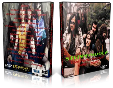 Artwork Cover of Steppenwolf Compilation DVD Live Performance 1968 1987 Proshot