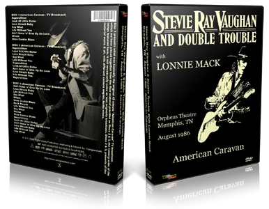 Artwork Cover of Stevie Ray Vaughan Compilation DVD American Caravan 1986 Proshot