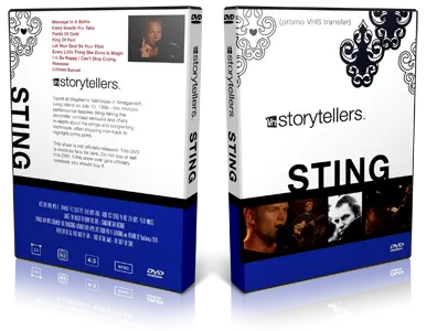 Artwork Cover of Sting 1996-06-15 DVD Amagansett Proshot