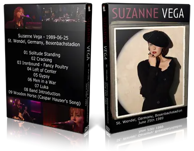 Artwork Cover of Suzanne Vega 1989-06-25 DVD St Wendel Proshot