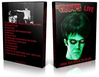 Artwork Cover of The Cramps 1995-01-28 DVD San Diego Audience