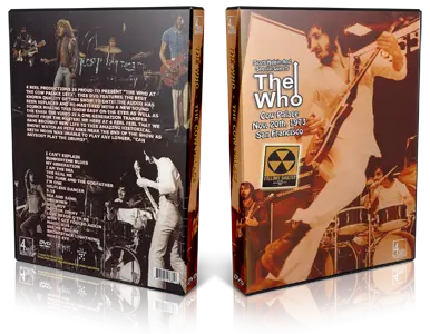 Artwork Cover of The Who 1973-11-20 DVD Daly City Audience