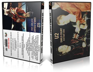 Artwork Cover of U2 1992-05-31 DVD London Audience