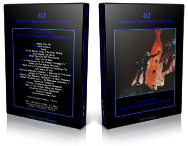 Artwork Cover of U2 1997-07-31 DVD Mannheim Audience