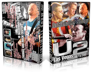 Artwork Cover of U2 2001-11-18 DVD Las Vegas Audience