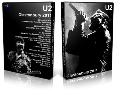 Artwork Cover of U2 2011-06-24 DVD Glastonbury Proshot