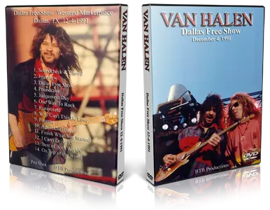 Artwork Cover of Van Halen 1991-12-04 DVD Dallas Audience