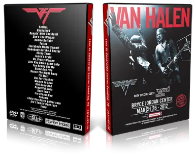 Artwork Cover of Van Halen 2012-03-26 DVD Reading Audience